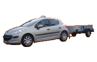 Peugeot 207 a vlek - v�cvik B+E